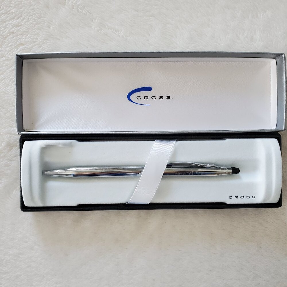 Cross Classic Century Lustrous Chrome Ballpoint Pen model number 3502 Vintage